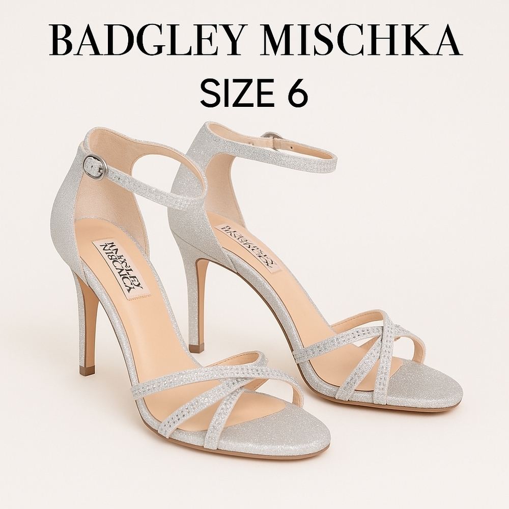 Badgley Mischka Women's Silver Heels